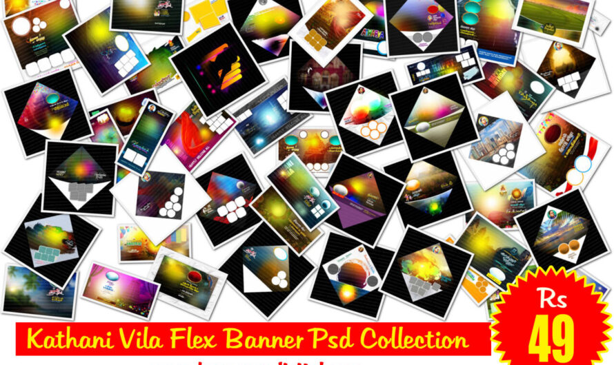Kathani Vila Flex Banner Design Psd Collection