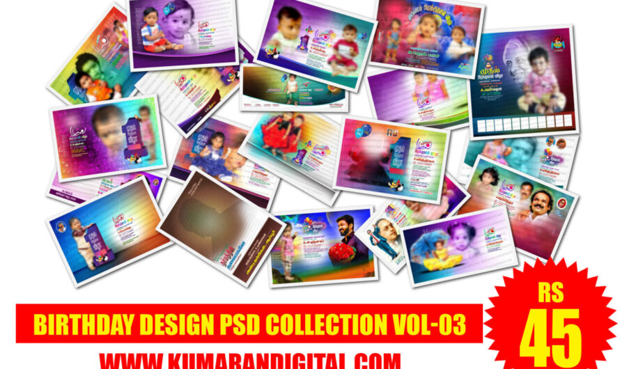 Birthday Design Psd Collection Vol-03