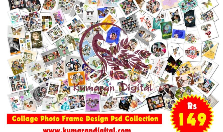 Collage Photo Frame Design Psd Collection