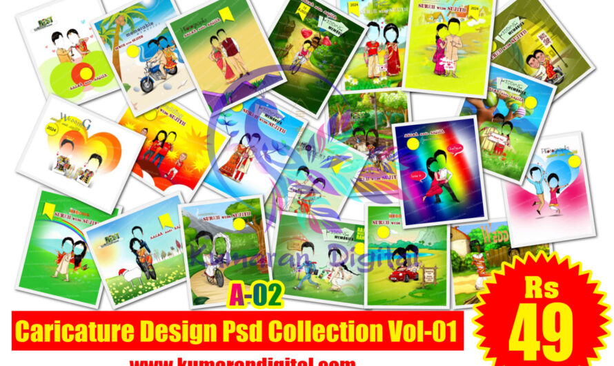 Caricature Design Psd Collection Vol-01