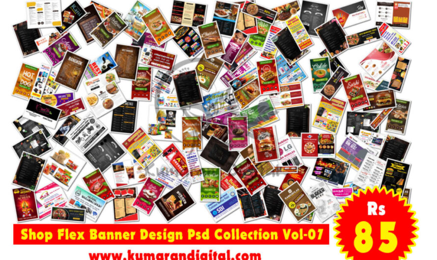Shop Flex Banner Design Psd Collection Vol-07