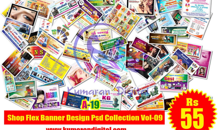 Shop Flex Banner Design Psd Collection Vol-09