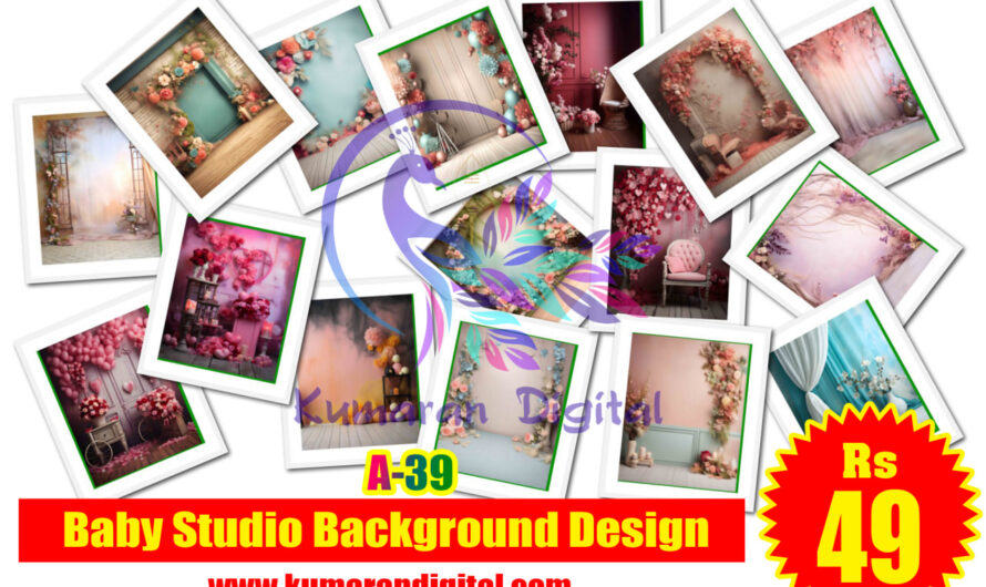 Baby Studio Background Design