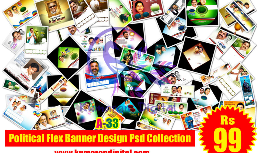 Political Flex Banner Design Psd Collection