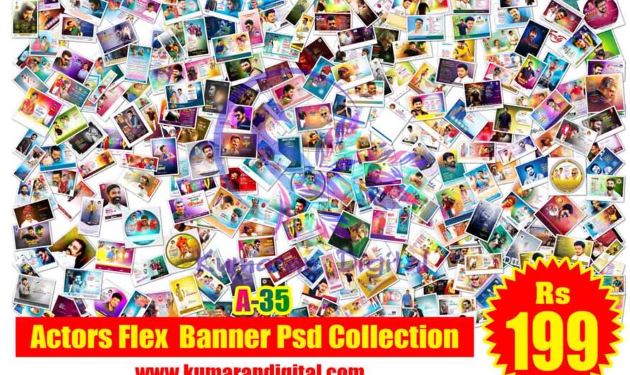 Actors Flex Banner Psd Collection