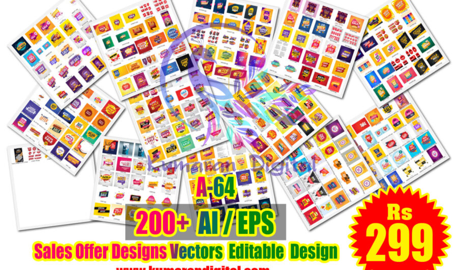 200+ Sales Offer Vectors Editable Designs AI + EPS Files