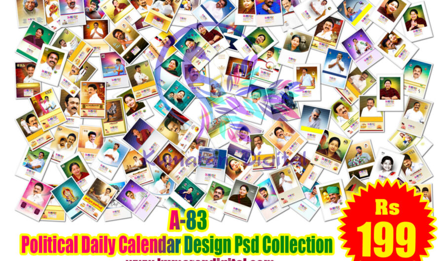 Political Daily Calendar Design Psd Collection