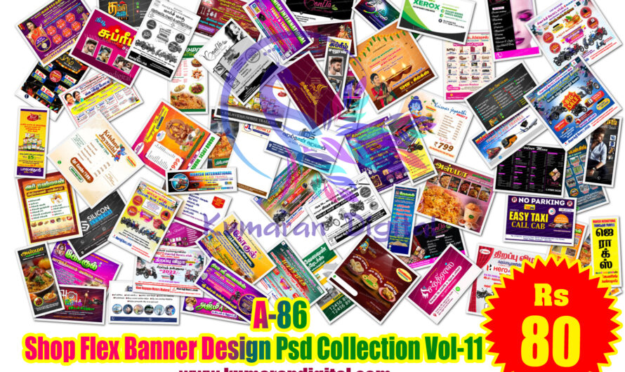 Shop Flex Banner Design Psd Collection Vol-11