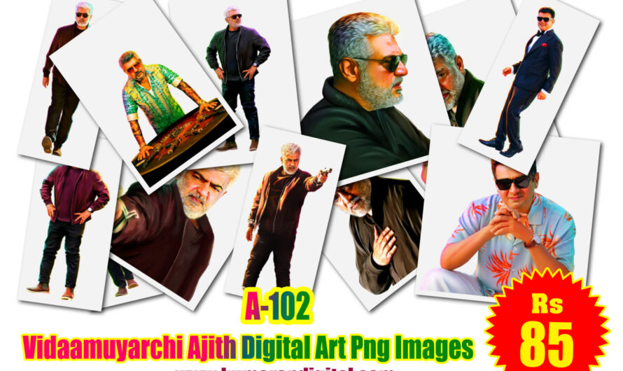 Vidaamuyarchi Ajith Digital Art Png Images Collection