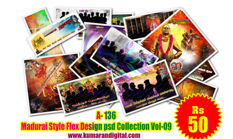 Madurai Style Flex Design psd Collection Vol-09