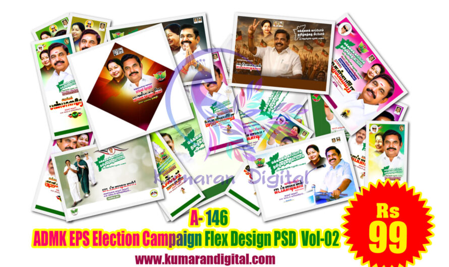 ADMK EPS Election Campaign Flex Design PSD Collection Vol-02
