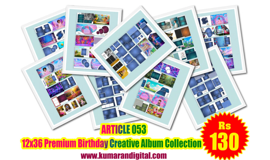 12×36 Premium Birthday Creative Album Collection