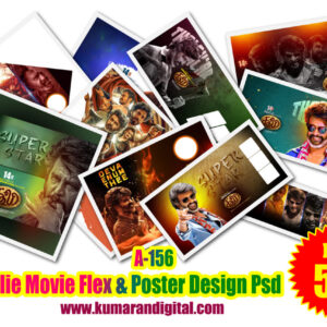 Coolie Rajini Movie Poster & Flex Design Psd Collection