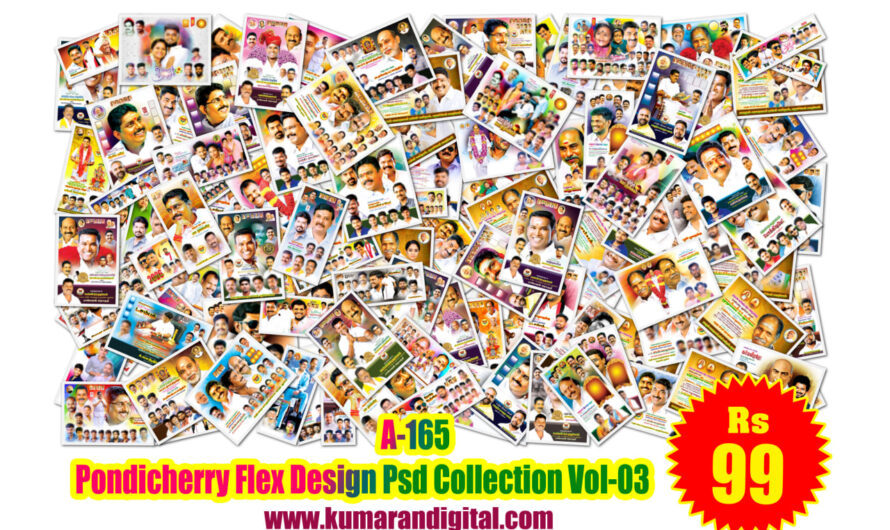 Pondicherry Flex Banner Design Psd File Collection Vol-03