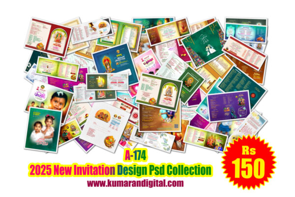 A-174 2025 New Invitation Design Psd Collection