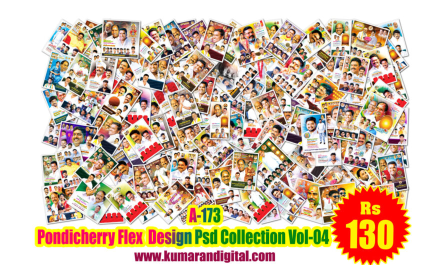 Pondicherry Flex Banner Design Psd File Collection Vol-04