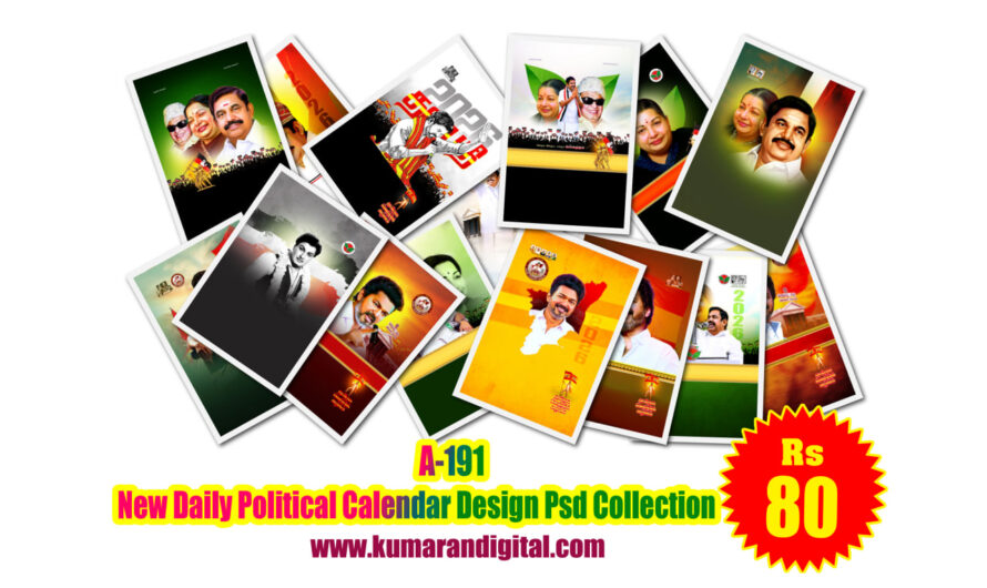 New Daily Political Calendar Design Psd Collection Download