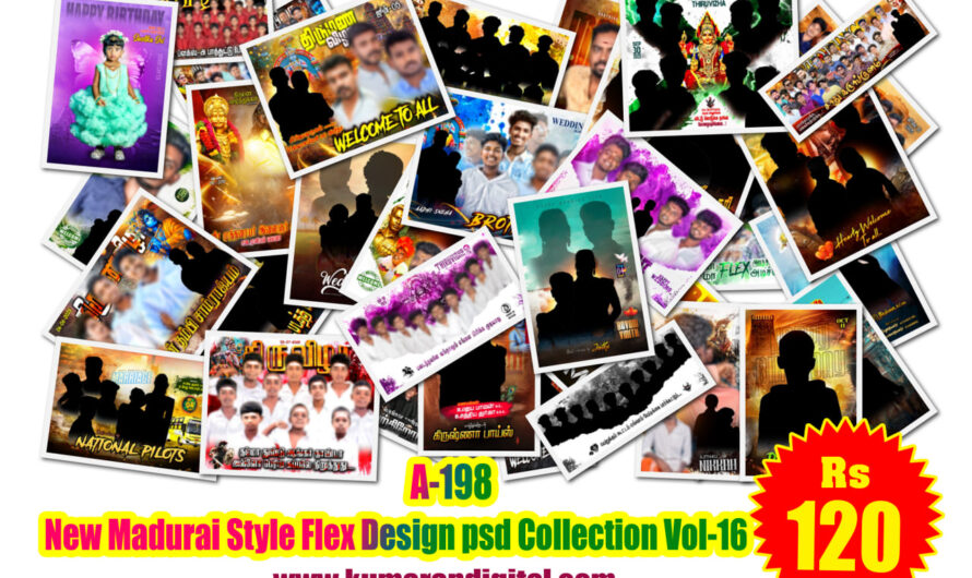 New Madurai Style Flex Design psd Collection Vol-16