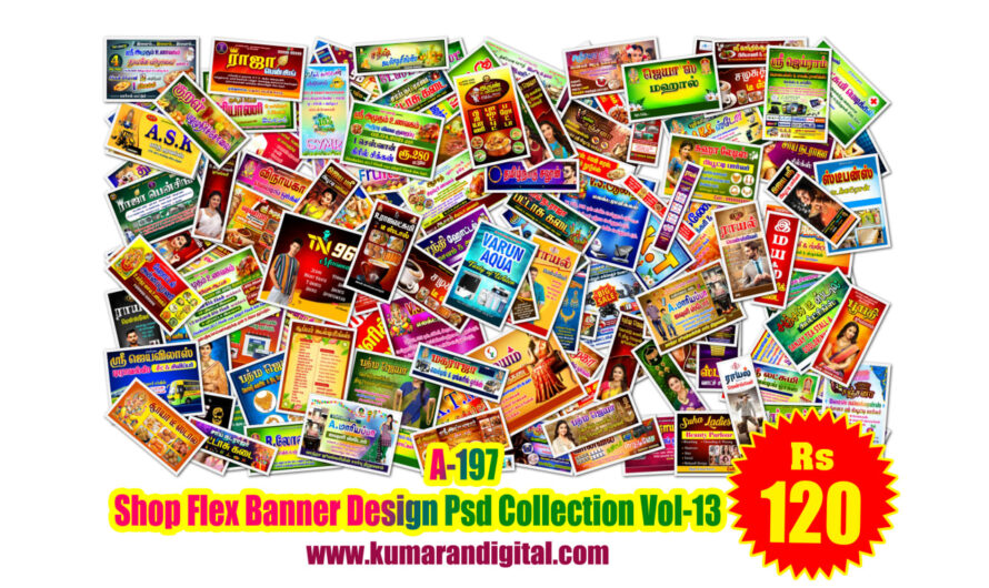 Shop Flex Banner Design Psd Collection Vol-13