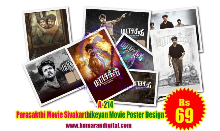 Parasakthi Movie Sivakarthikeyan Movie Poster Design Psd Collection Download
