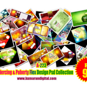 A-223 Ear Piercing & Puberty Flex Design Psd Collection