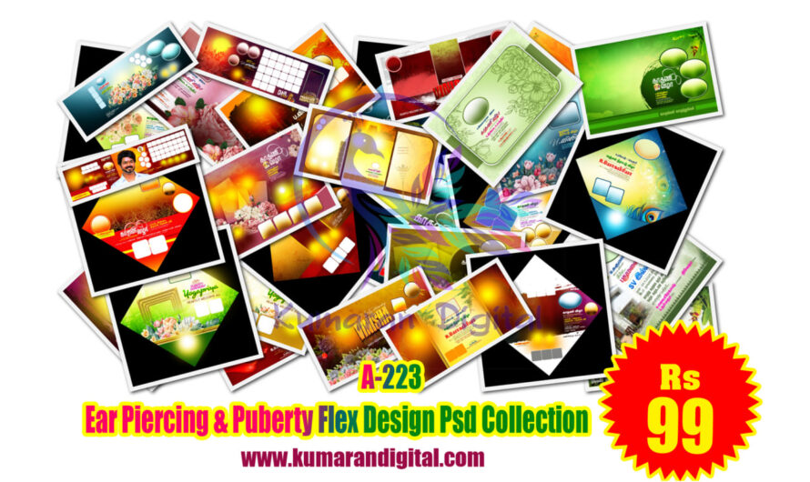 Ear Piercing & Puberty Flex Design Psd Collection