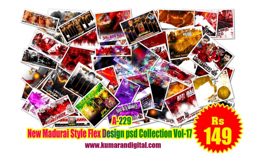 New Madurai Style Flex Design psd Collection Vol-17