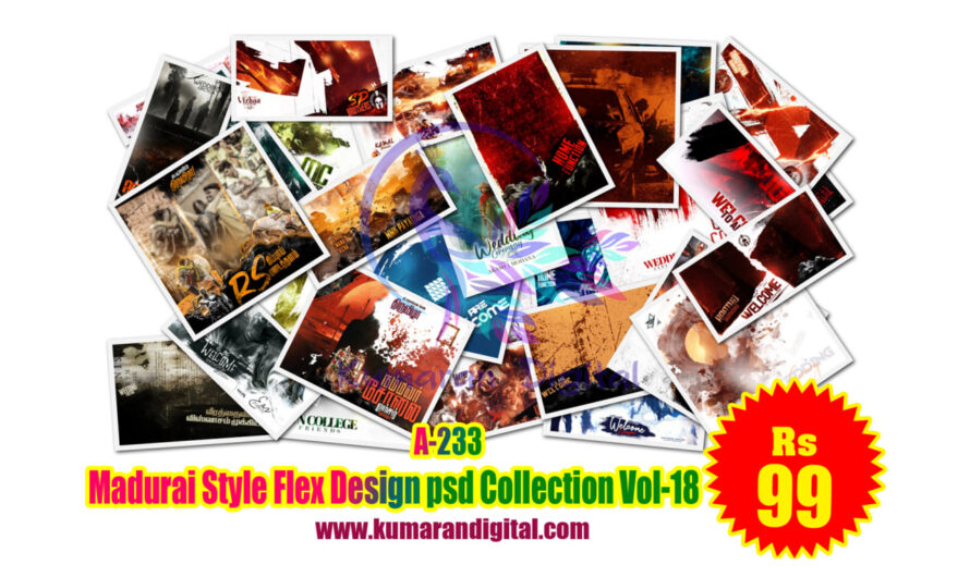 New Madurai Style Flex Design psd Collection Vol-18