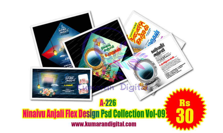Ninaivu Anjali Flex Design Psd Collection Vol-09