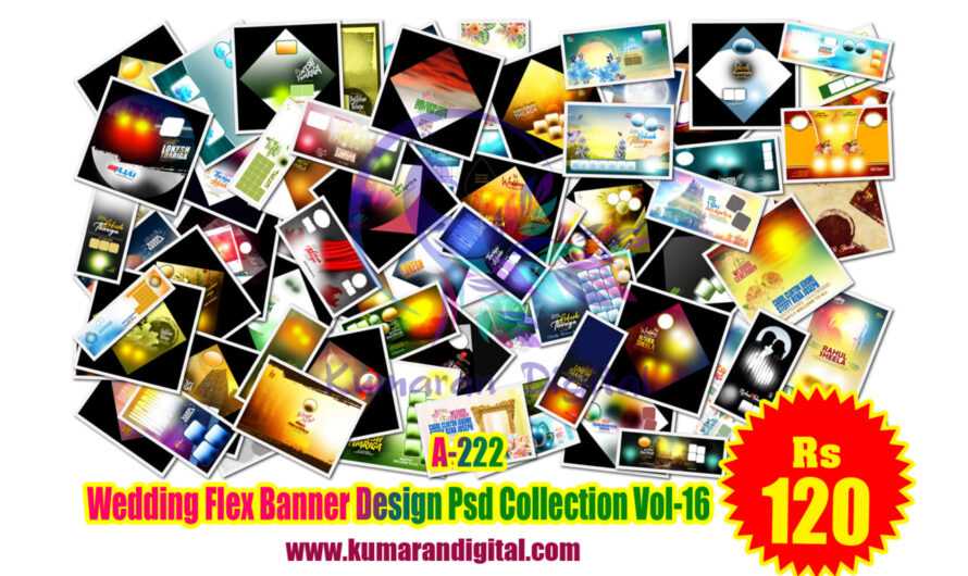 Wedding Flex Banner Design Psd Collection Vol-16