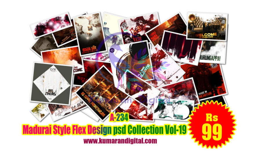 Madurai Style Flex Design psd Collection Vol-19