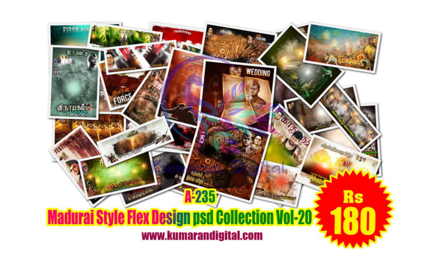Madurai Style Flex Design psd Collection Vol-20