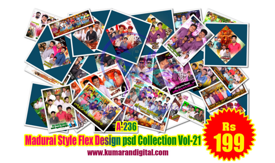 Madurai Style Flex Design psd Collection Vol-21